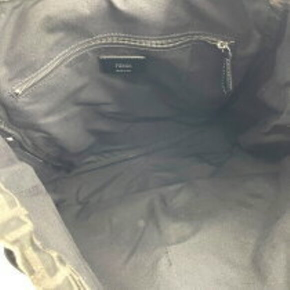 Fendi Zucca Backpack Black Canvas Daypack - Picture 6 of 11